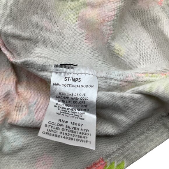 Garanimals Toddler Girls Lot Floral Tank Tops & Shorts 3Pc 5T Shirt & 4T Shorts - Picture 7 of 13